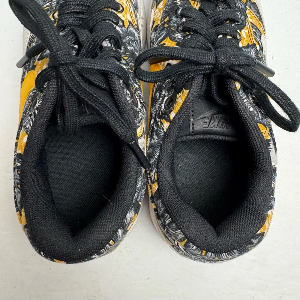 Nike Women’s AIR MAX 1 QS 'Floral' - 633737-100 Black Yellow Size 6.5 Tropical - Picture 8 of 12